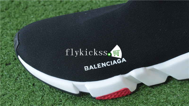 Balenciaga Speed Trainer Sock Black Red